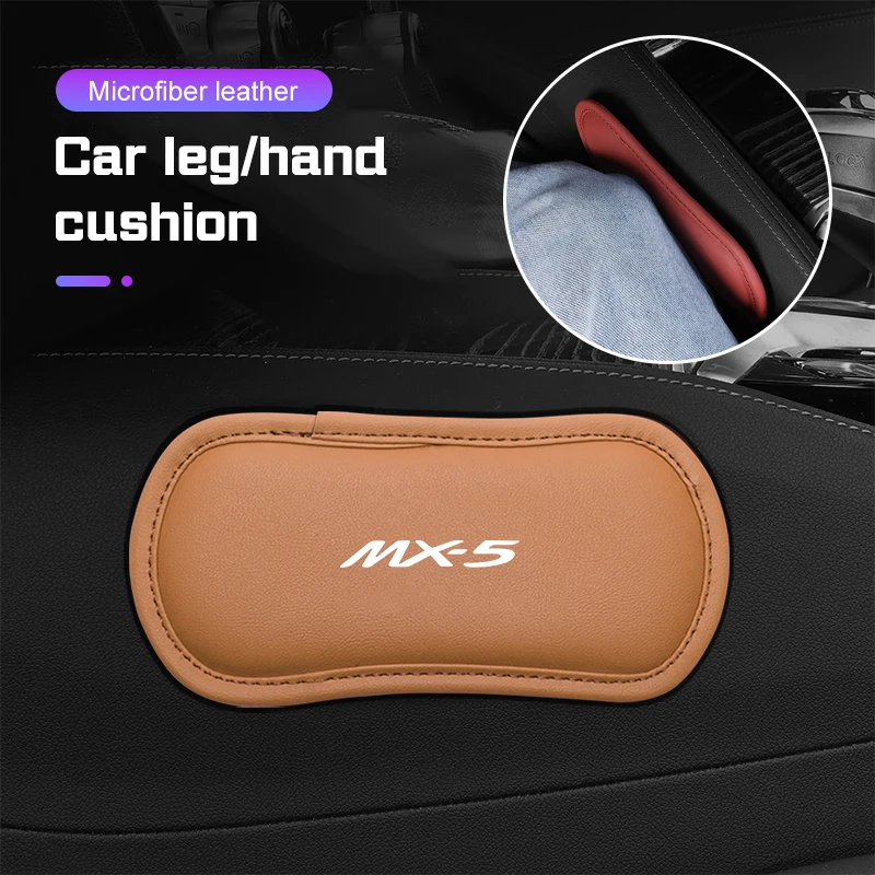 

Leather Car Elbow Rest Pad For Mazda MX5 MX-5 ND RF MIATA CX5 CX-5 Center Console Leg Mat Knee Cushion Interior Protective pad