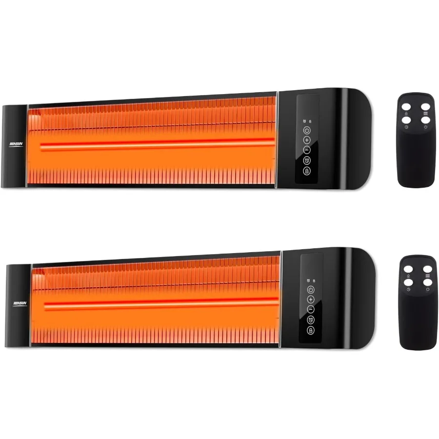 

1500 Вт уличный электрический обогреватель, настенный обогреватель для патио с таймером 12 часов, 3 регулируемых режима, 3 с, мгновенный нагрев для помещения