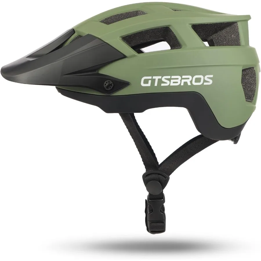 

Mountain Bike Helmet for Adults Dual Shell Lightweight MTB Bicycle Helmet with Adjustable Fit Suitable for Adult Men Women and