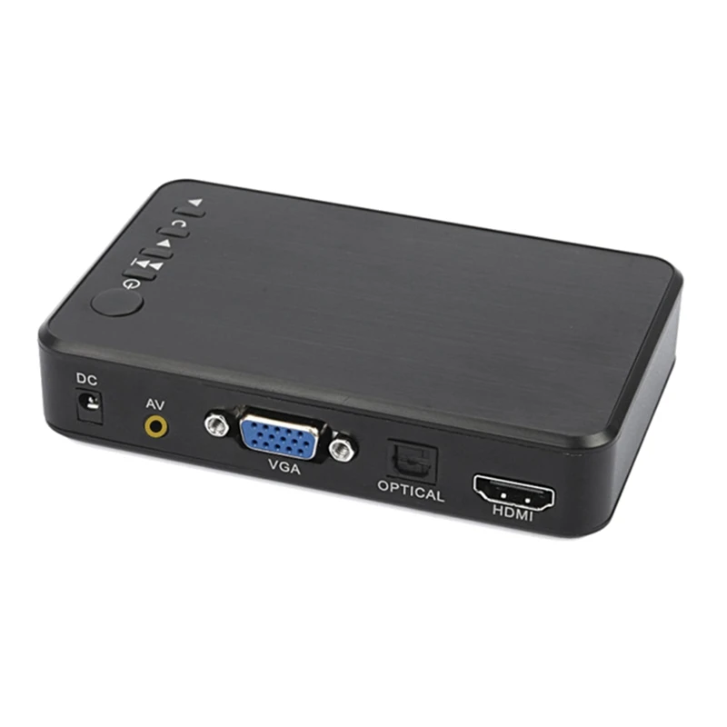 

New 1080P HD Hard Disk Player Loop Playback Video U Disk Advertising Machine Media Player EU Plug