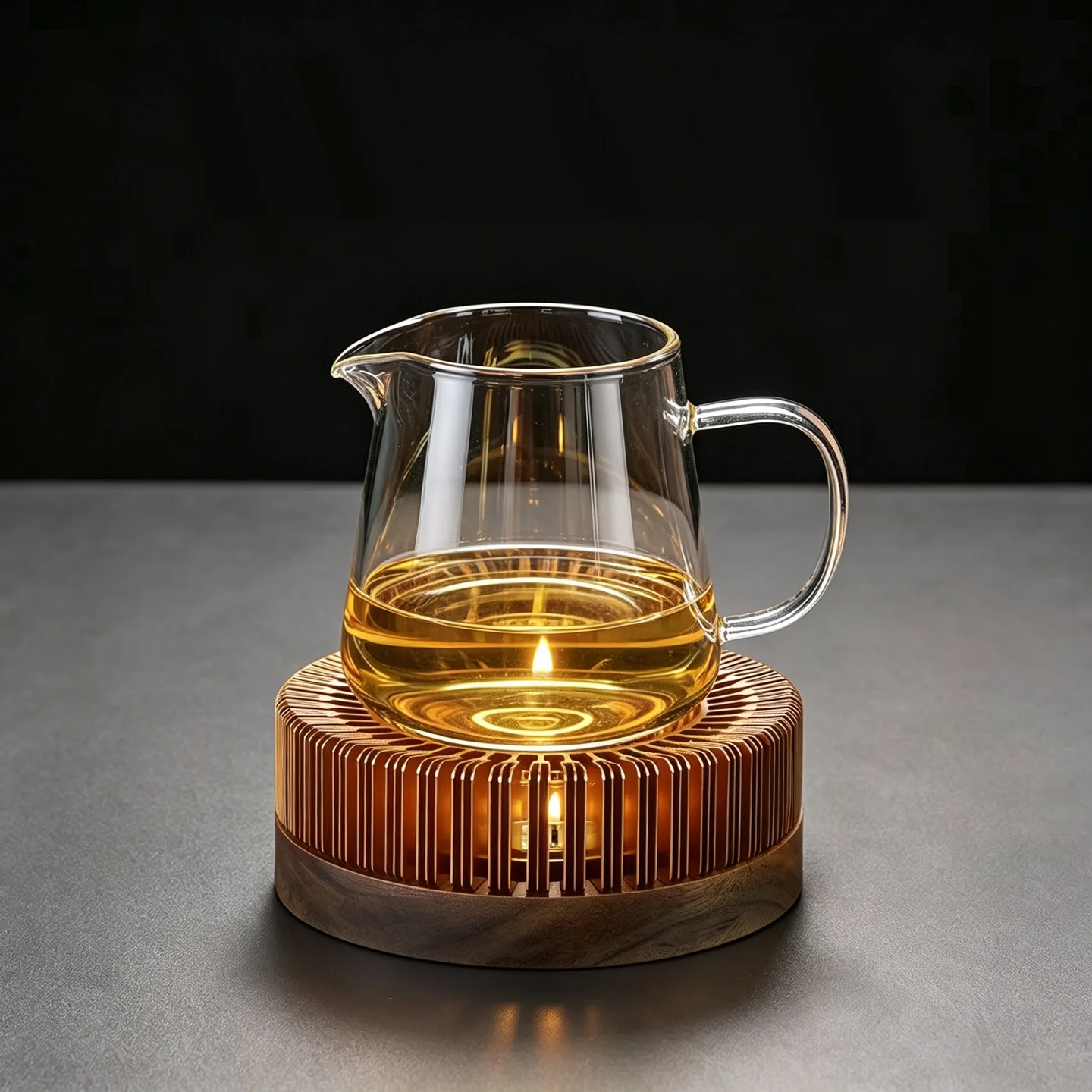 Thickened Glass Public Cup Large Capacity Commercial Tea Set High Borosilicate Heat Resistant Tea Brewing Device Modern Simpl...