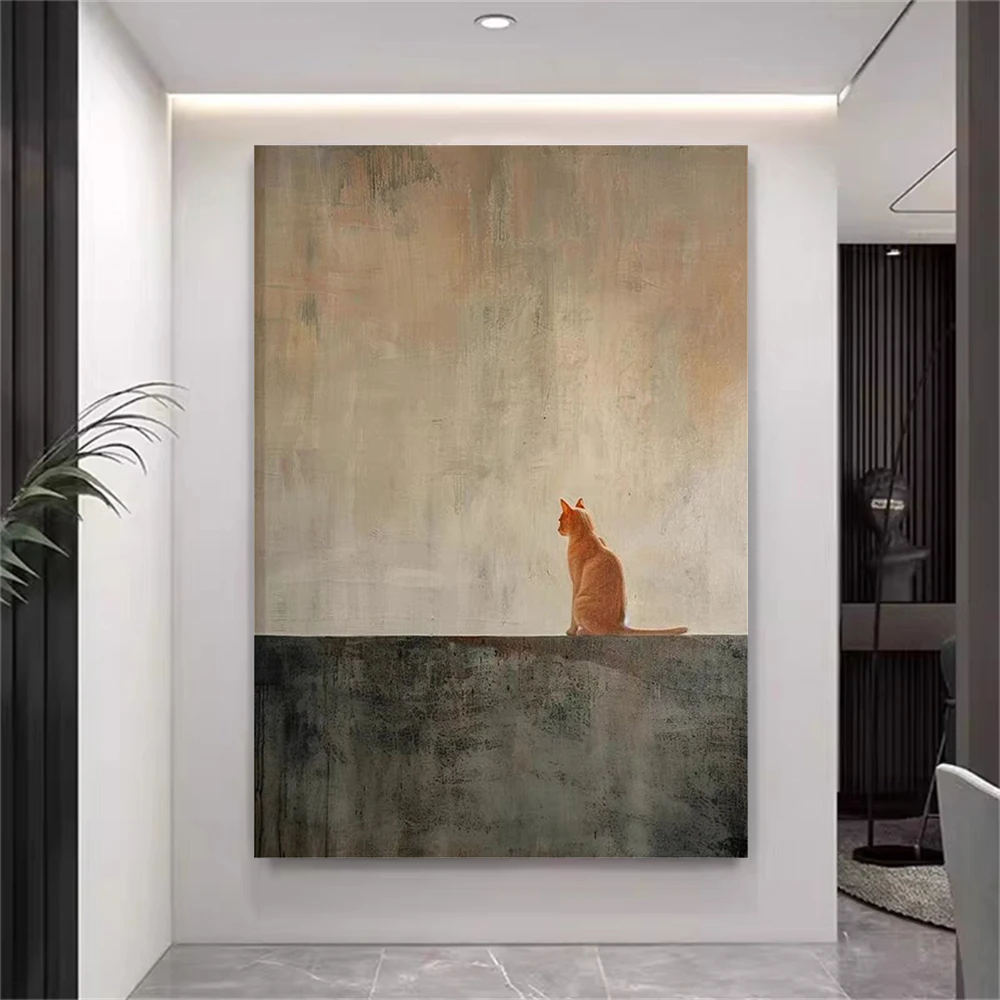 100% Handmade Oil Painting Grey And White Thick Texture Nordic Abstract Home Decor Mural Living Room Morandi Color Wall Artwork