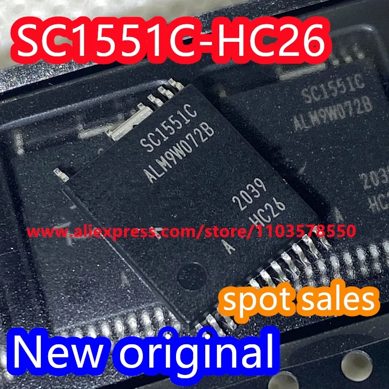 (5PCS) 100%  New original SC1551C SC1551C-HC26 power converter IC chip SC1551C-HC26-TL patch INSOP-24D