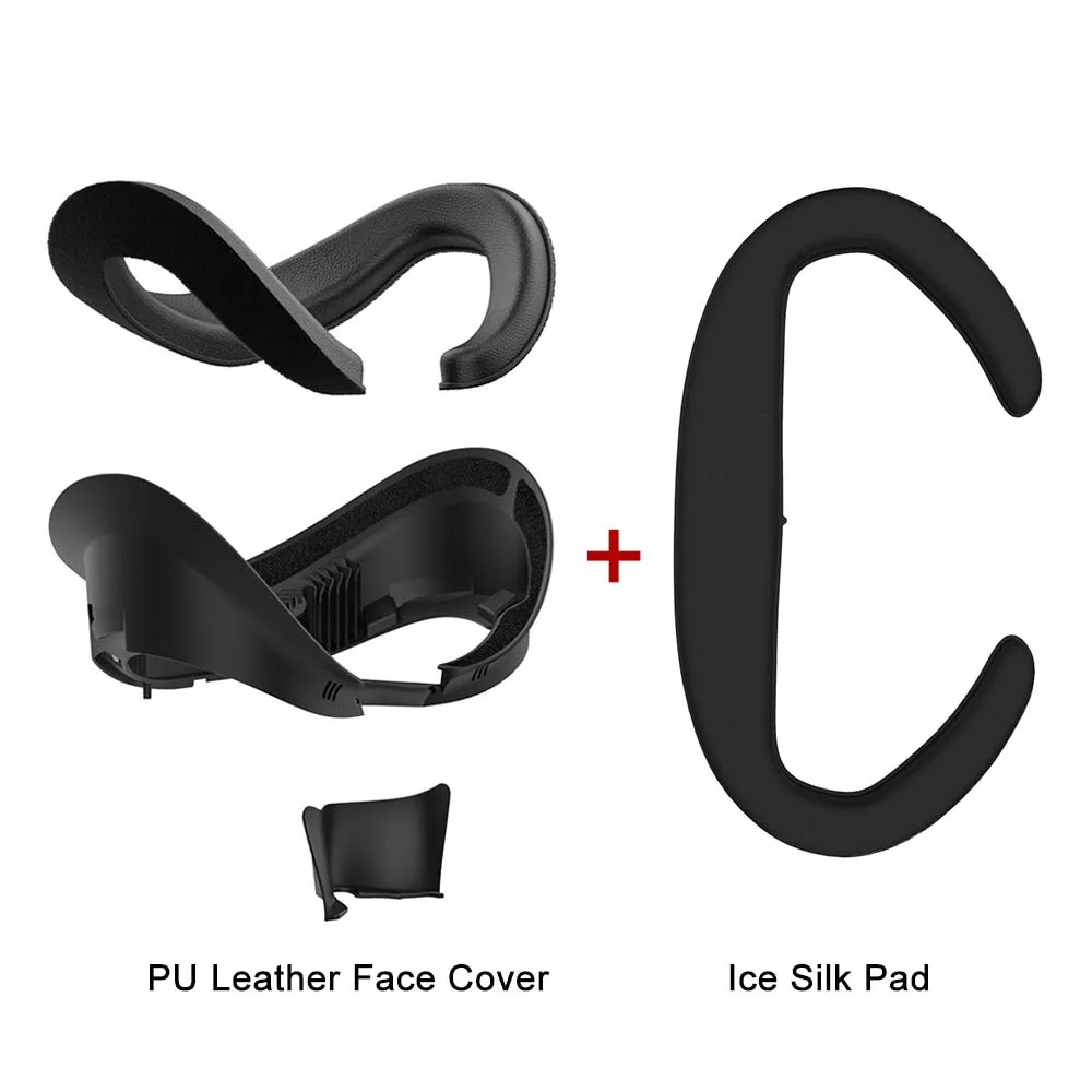 AMVR PU Leather Face Eye Mask Cover for PICO 4/4 Ultra VR Glasses Protective Cover Accessories