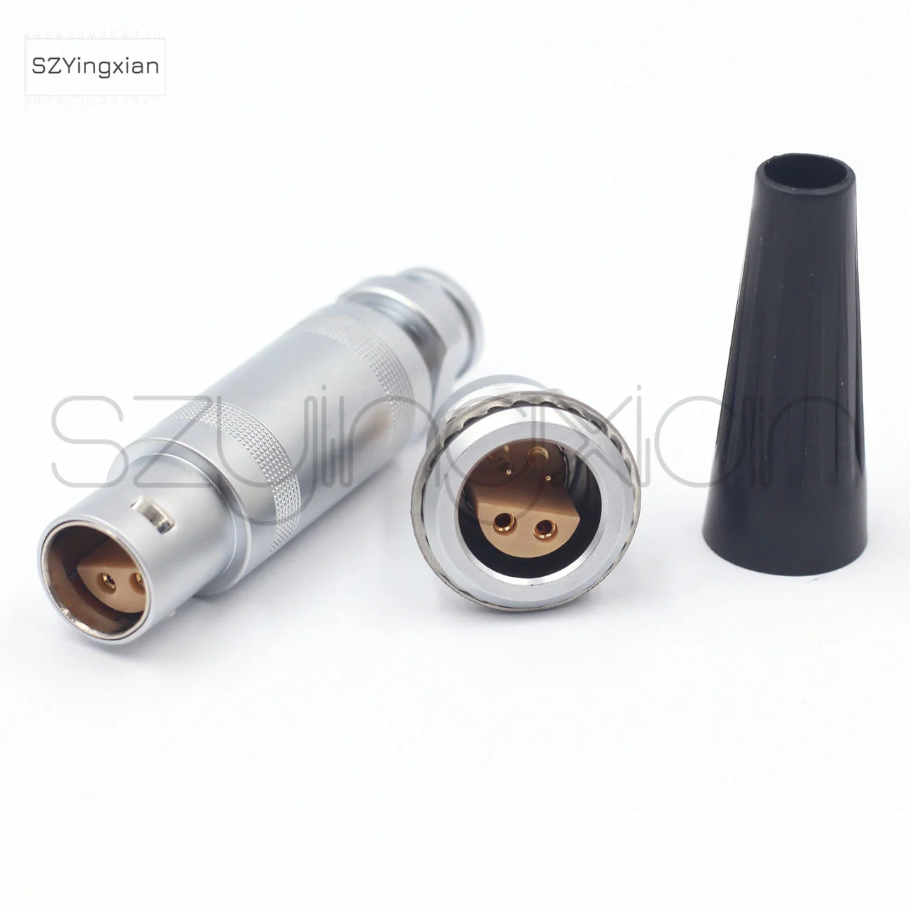 FFA Plug ERA Socket 2S 4-Pin Coaxial Connector Half Moon Rubber Core Aviation Plug Socket