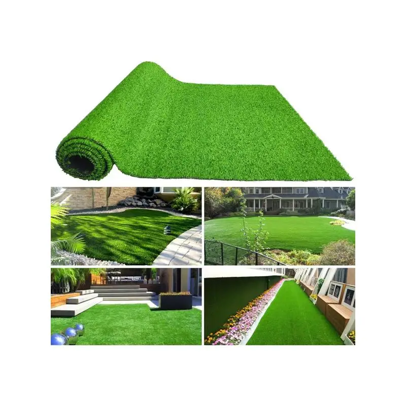 

Большой уличный коврик для искусственного газона для домашних животных с дренажными отверстиями, синтетический ковер из травы размером 3,28 x 16,4 фута для террасов и патио