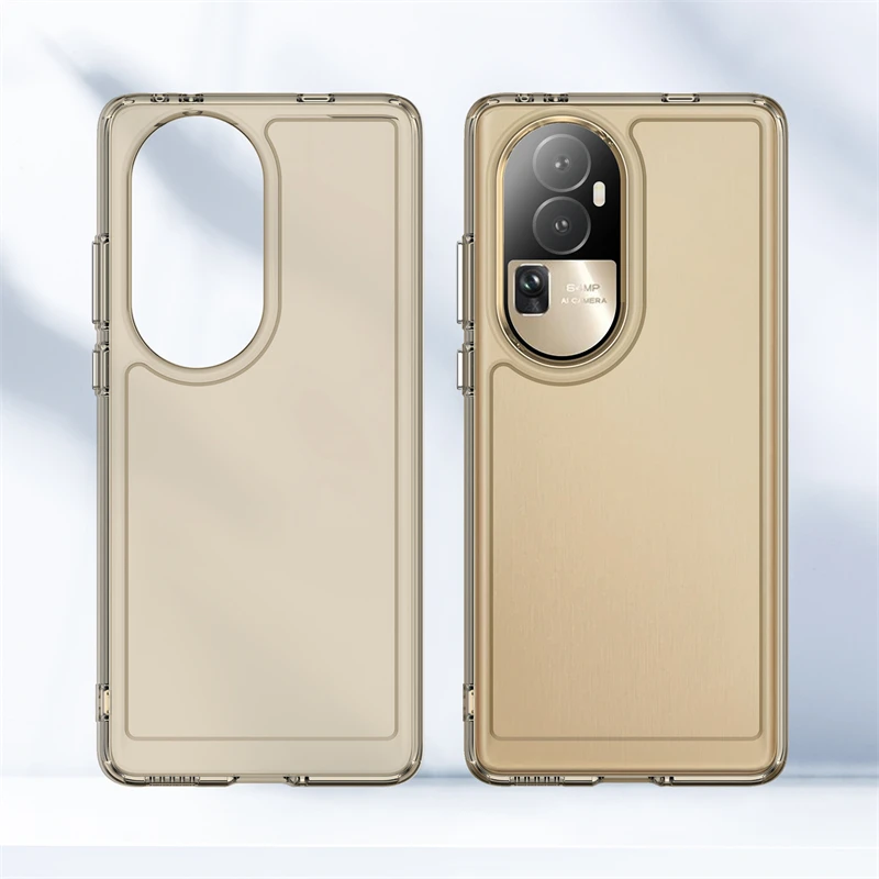 Transparent Case For Oppo Reno 10 Pro Plus Soft Candy Color Clear Case Reno 10 Pro Plus 5G Cover For Oppo Reno 10 Pro Plus Case