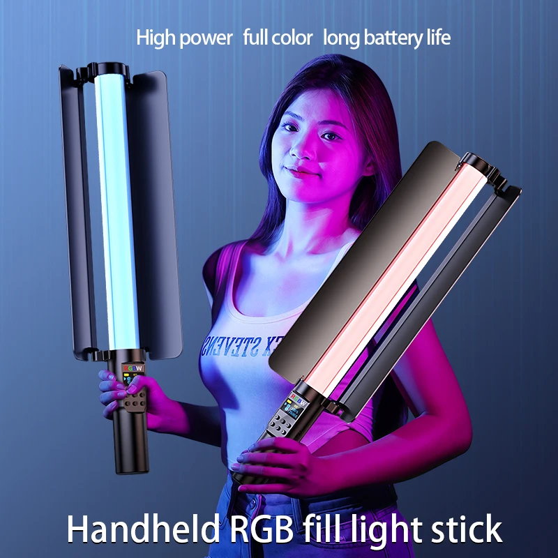 Portable Professional RGB Tube LED Lighting for Video & Photography Handheld with Bright Fill Lights