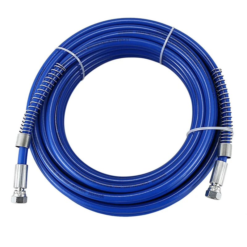 

【Hot-Selling!】3Pcs 15M Spray Hose Airless Paint Hose 1/4 Inch Airless Sprayer 3600 PSI High Pressure Fiber Pipe