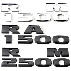For Ram 1500 2500 3500 Emblem Nameplate Badge Logo Auto Accessories Body Side Rear Trunk Ram Emblem Door Fender Decal Stickers