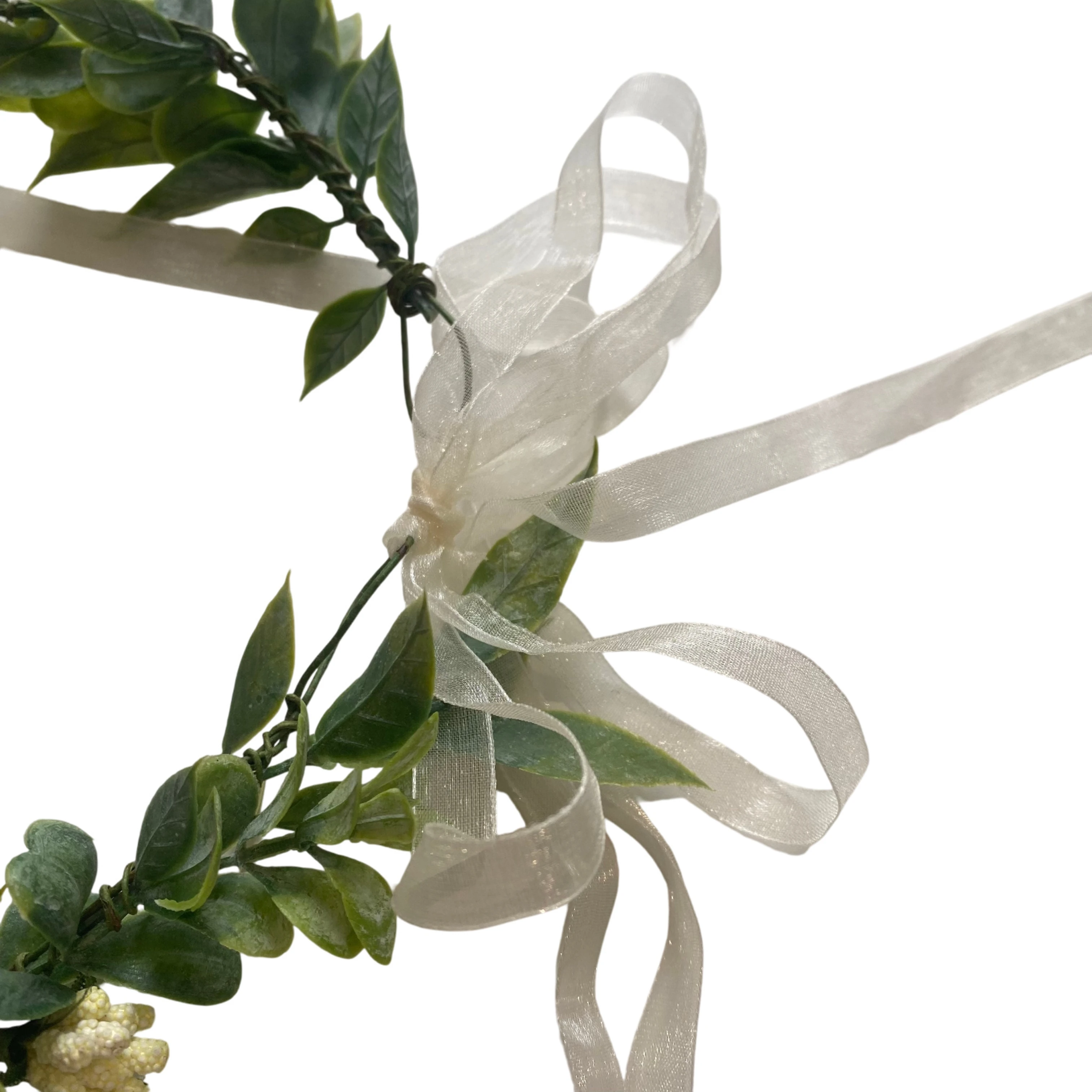 Flower Crown for Wedding - Green Leaf Hair Accessories, Bridal Eucalyptus Headpiece, Princess Photo Prop