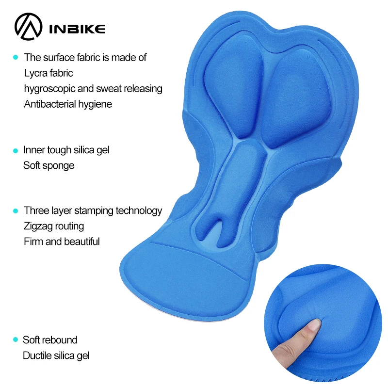 INBIKE Cycling Shorts Men's Summer MTB Shorts Broken Size Clearance 3D Silicone Cushion Sweat-wicking Quick-drying Bike Clothing