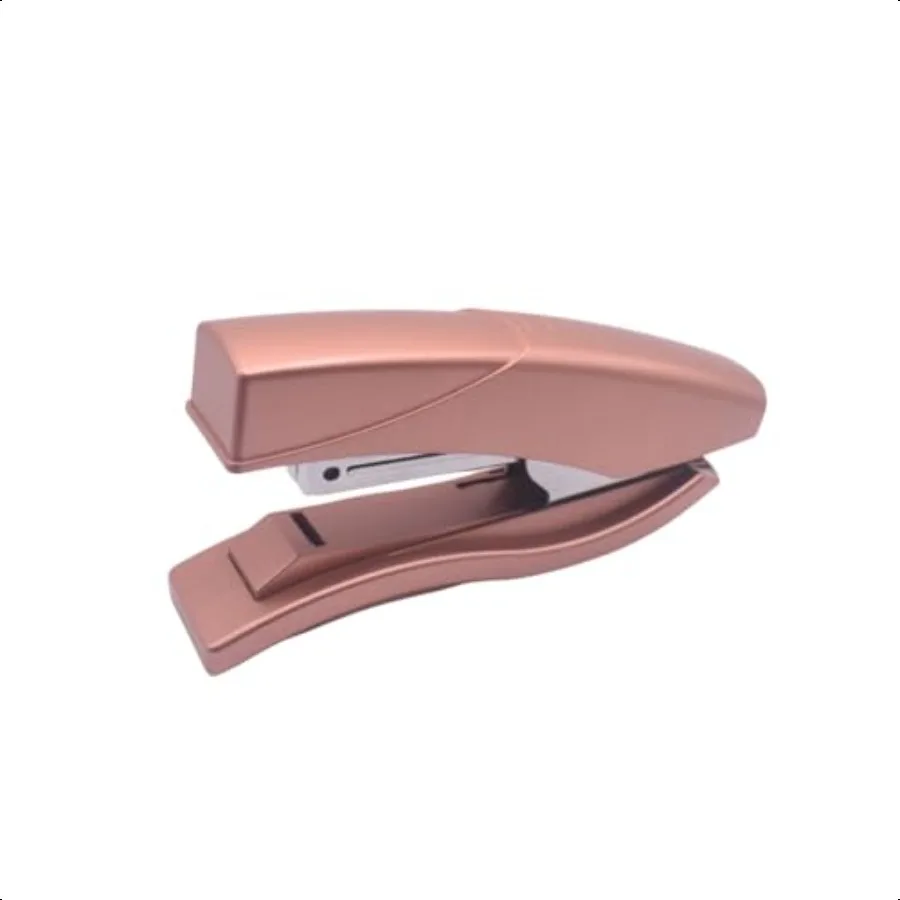 Grampeador em ouro rosa com capacidade de 30 folhas