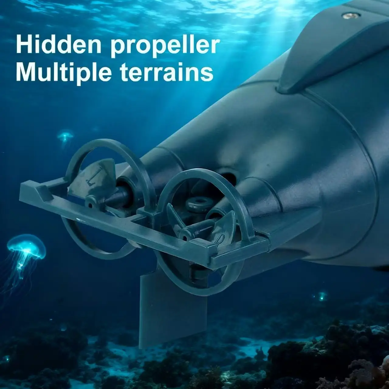 Niño niños regalo de cumpleaños lancha submarina barco simulación Mini barco modelo de buceo eléctrico Control remoto juguete impermeable