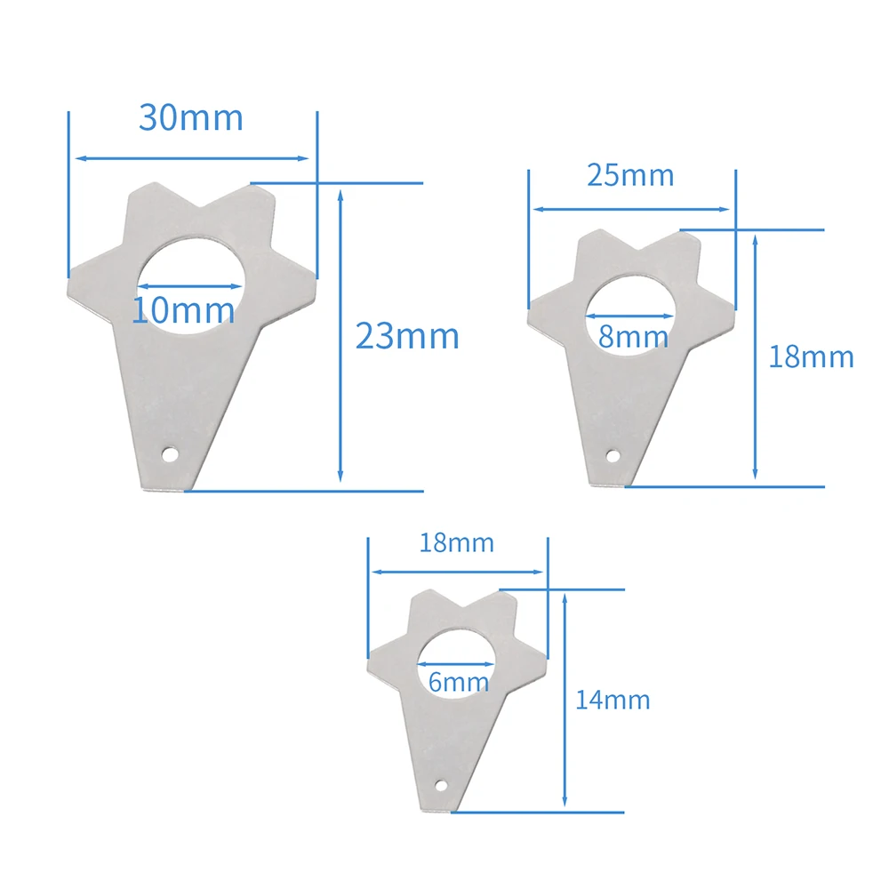 Afbeelding 4: 18-delige roestvrijstalen veiligheidsborgringset M6 M8 M10 ACU Race Track Ready Lock Wire