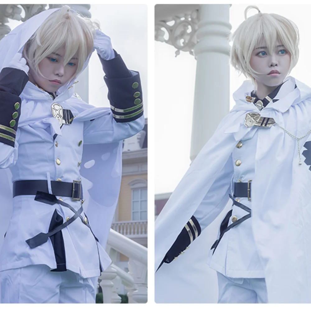 Anime Seraph Van De End Mikaela Hyakuya Cosplay Kostuums Halloween Kostuums Voor Vrouwen Rollenspel Kleding Volledige Set Party Uniform