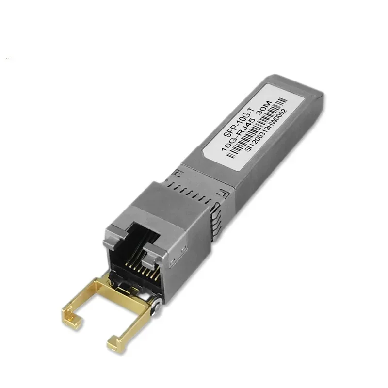 10G SFP+ Fiber 2.5G Copper SFP Modules Optical Port Turn To RJ45 Ethernet Port Switch Gigabit Transceiver Module