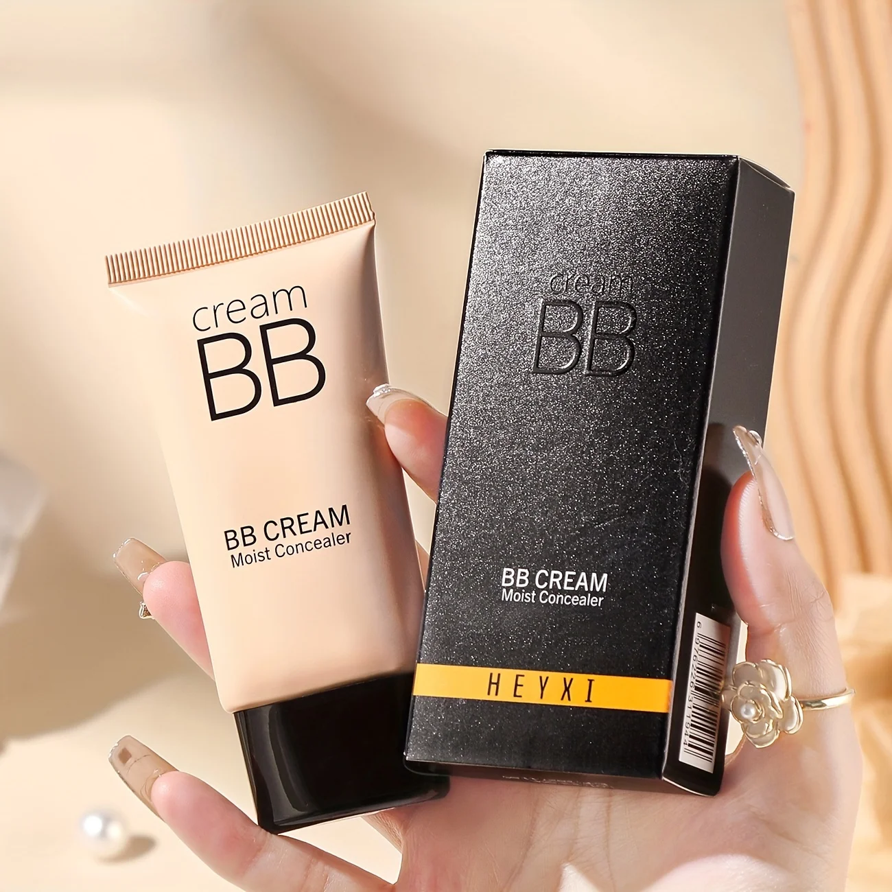 BB cream corrector, hidratación duradera, crema aislante de base líquida de maquillaje nude, crema CC ligera con agua