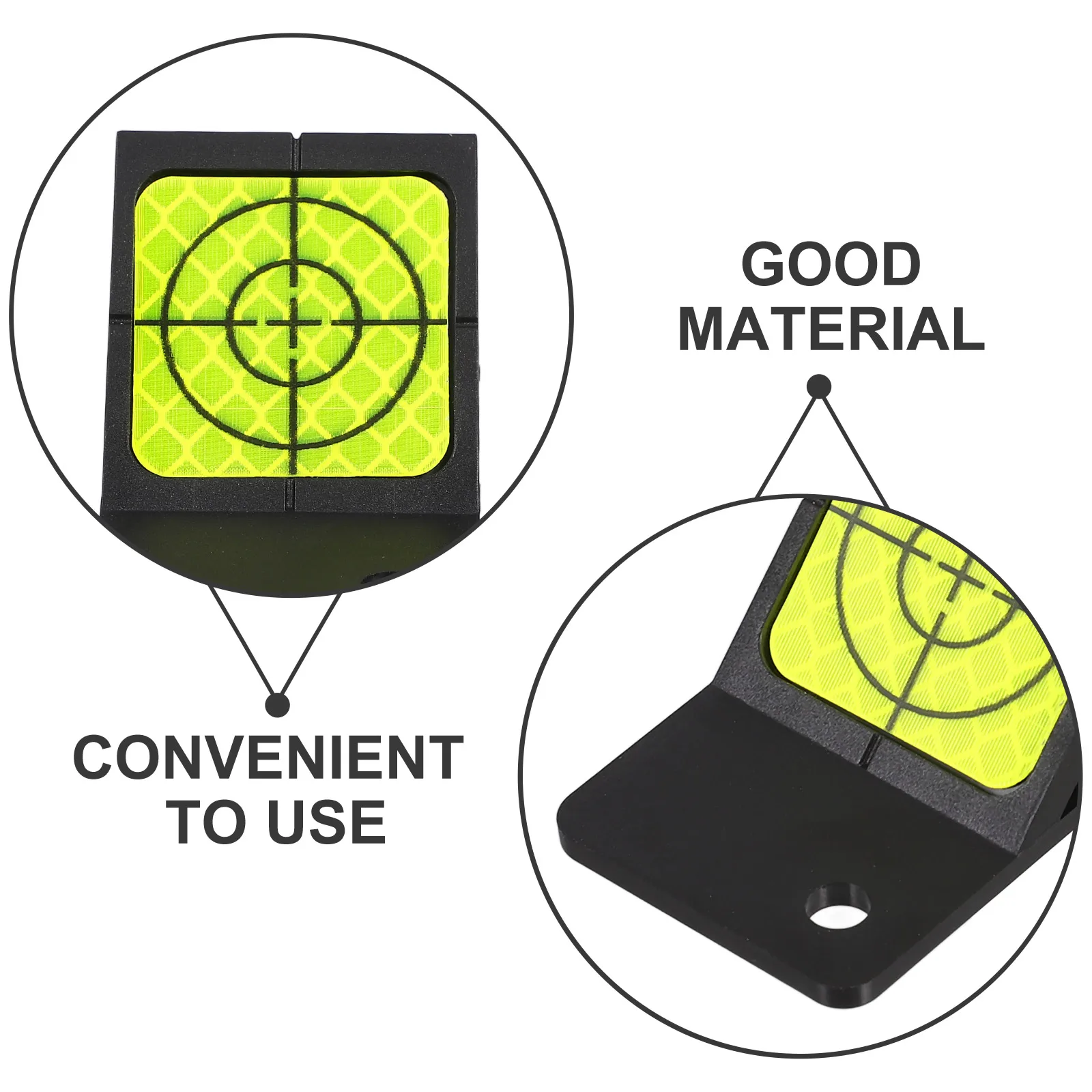 トータルステーション用ミニ反射プリズムプラスチック測量反射板ターゲット精密測定トンネル建設安全