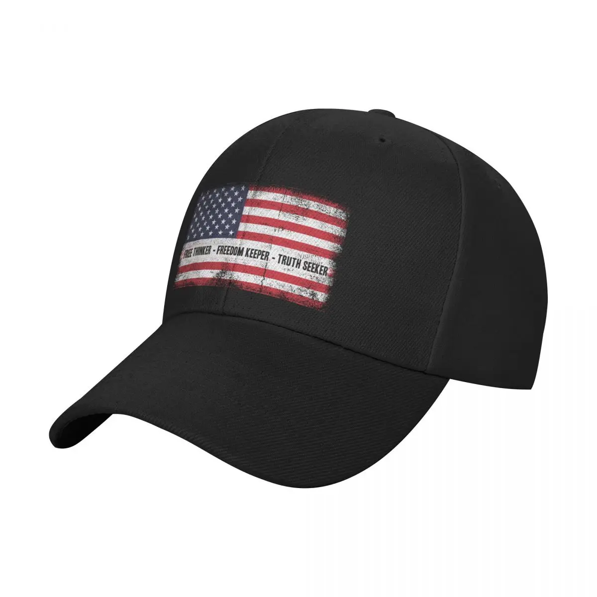 Free Thinker, Freedom Keeper, Truth Seeker Baseball Cap Beach Kids Hat Visor Golf Men Women's