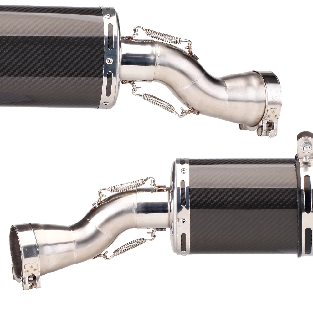 

Motorcycle exhaust mid section connect 51mm exhaust muffler slip-on middle link pipe For BMW R1200GS ADV 2013-2019