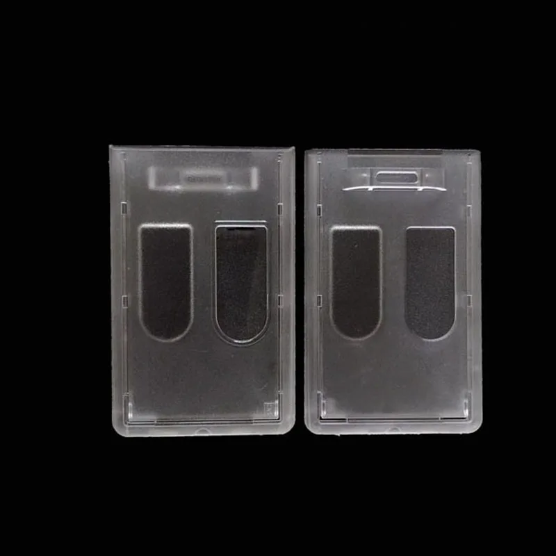 جديد للجنسين حاملي بطاقات العمل واضحة العملي بطاقة الهوية الحقيبة اسم بطاقة كم معرف الأعمال حالة البلاستيك الصلب حامي غطاء القضية