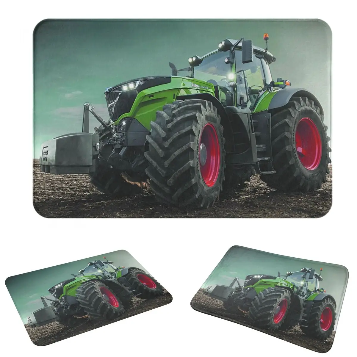 Farming Tractor Fendt Non-slip Doormat Floor Mat Washable Carpet Rug for Kitchen Entrance Home Bathroom Footpad Mats