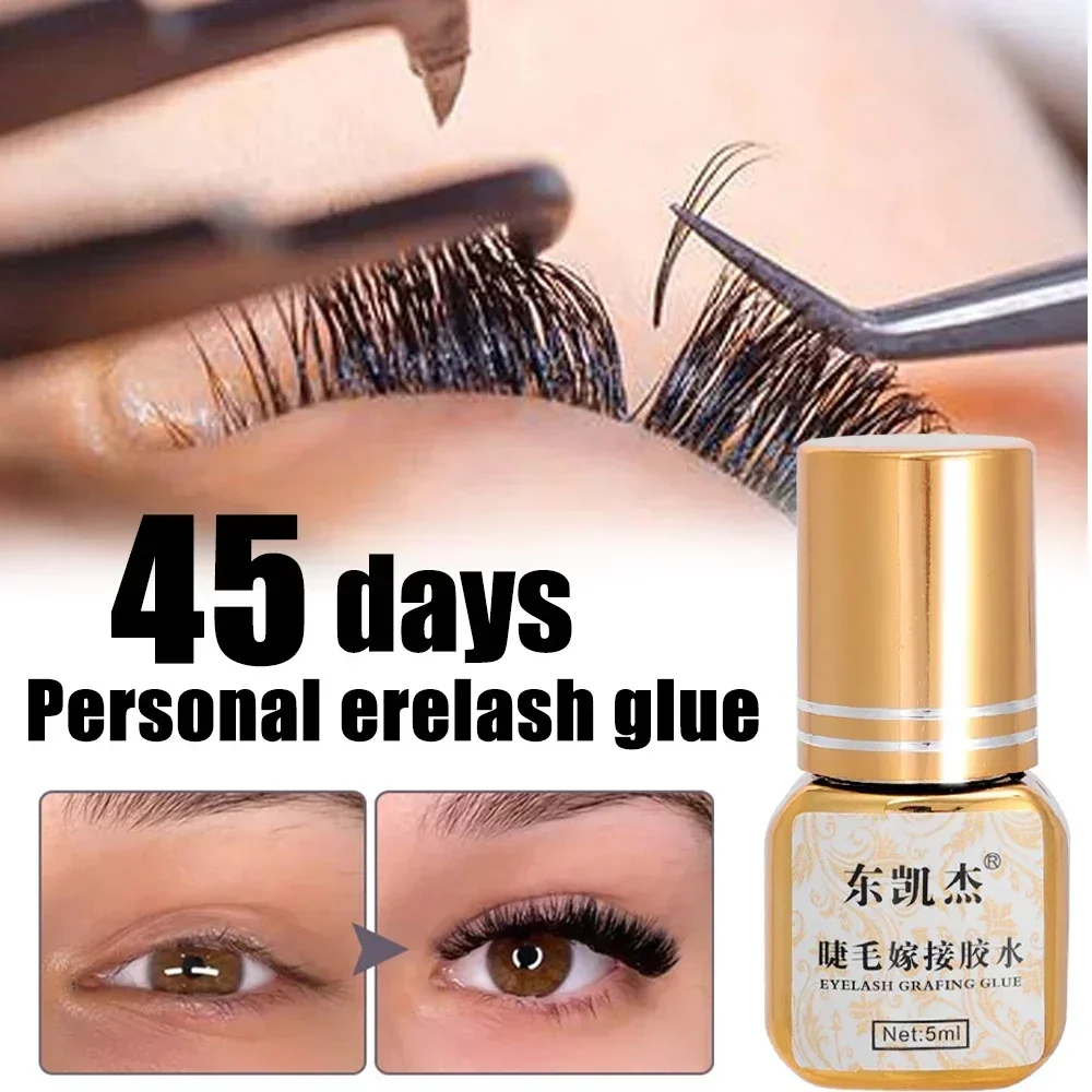 Long Lasting Eyelashes Extension Glue Waterproof Grafting Lashes Glue Quick Drying Adhesive Black Glue No Irritant Makeup Tools