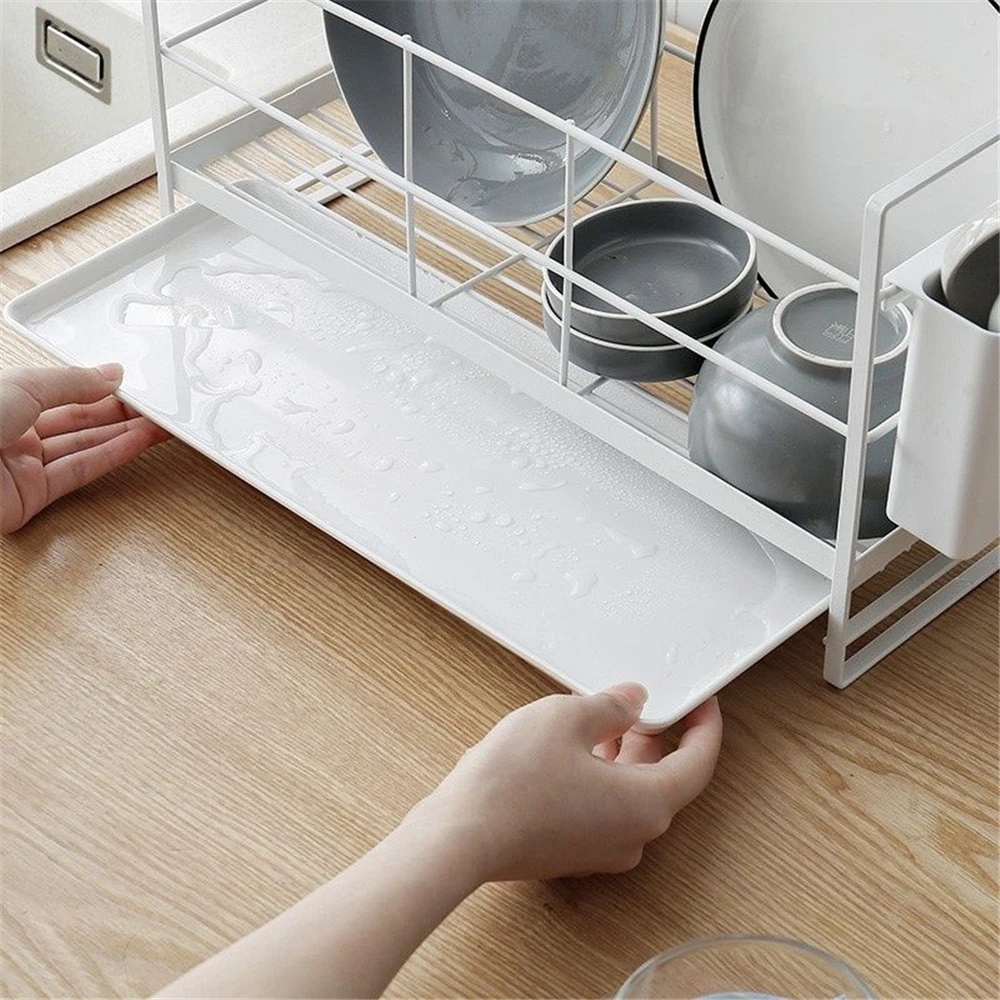 Stainless Steel Sink Drain Rack Bowls Plate Shelves Holder Kitchen Supplies Storage Sink Dish Rack Drainer Accessories Organizer