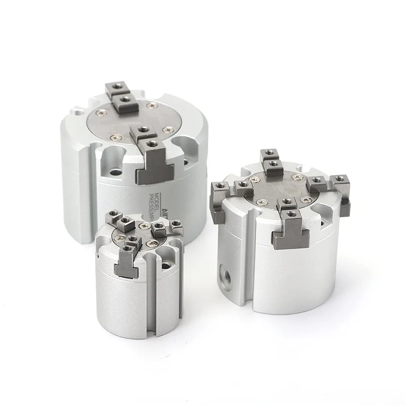 

HFCX/HFCI/HFCY 16/20/25/32/50/63 Pneumatic clamping claw three claw four claw finger cylinder clamping fixture cylinder