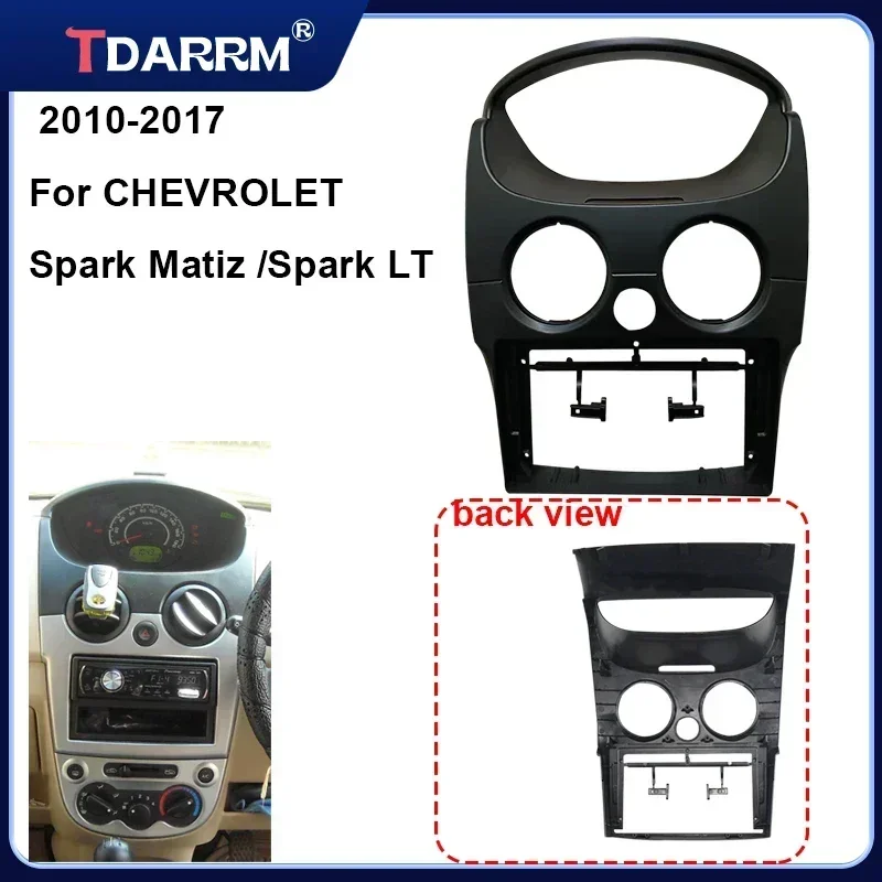 

9'' Radio Fascia frame For CHEVROLET SPARK LT 2010-2017 Stereo Panel DVD GPS Player Frame Dash Mount Kit Bezel Car Accessori