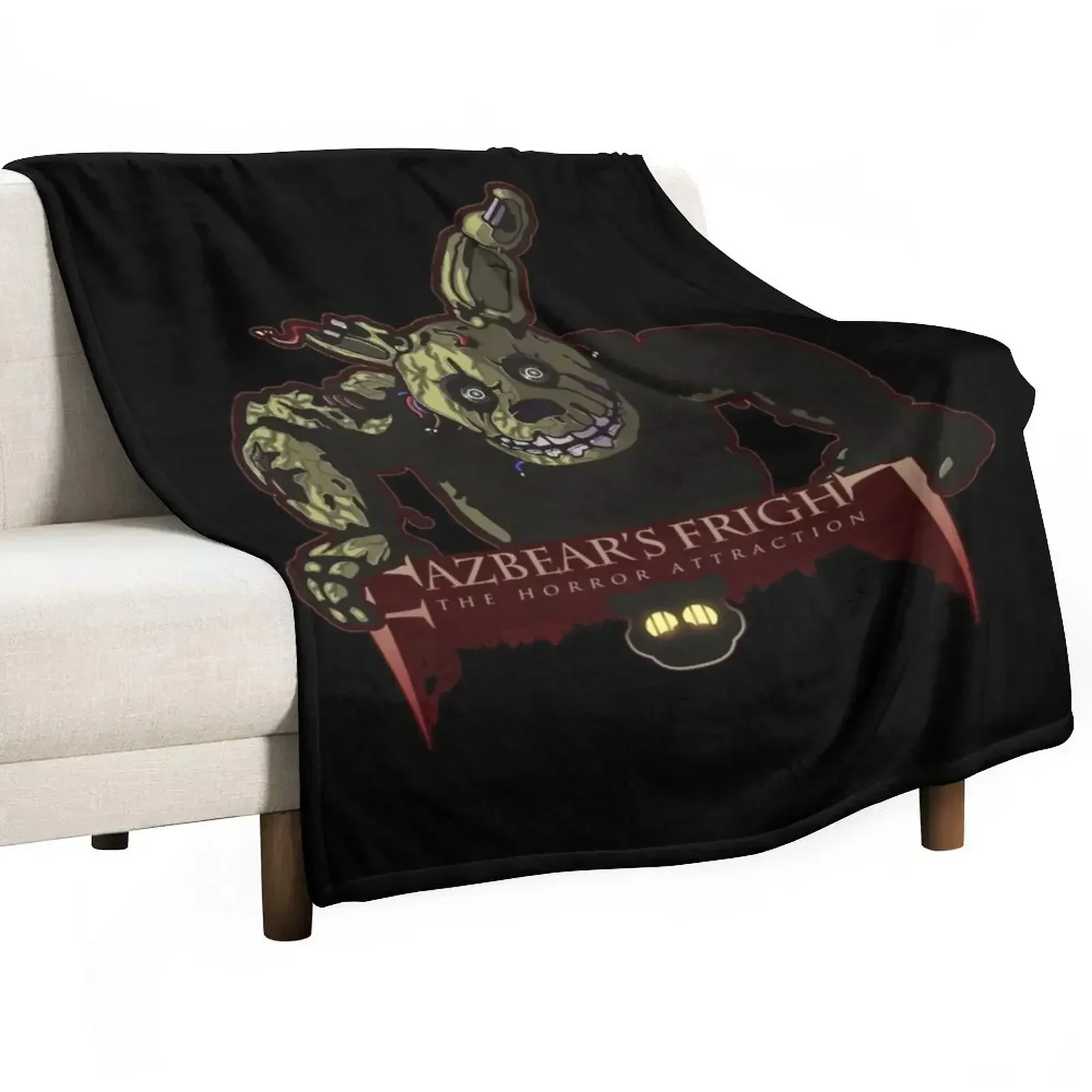 Fazbear's Fright The Horror Attraction Classic T-Shirt Throw Blanket Warm Single For Baby Blankets