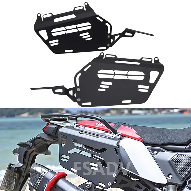 

2025 для Yamaha Tenere 700 Tenere 700 XTZ700 T7 T700 2024, боковая багажная полка для мотоцикла, седельная сумка, опорный монтажный кронштейн