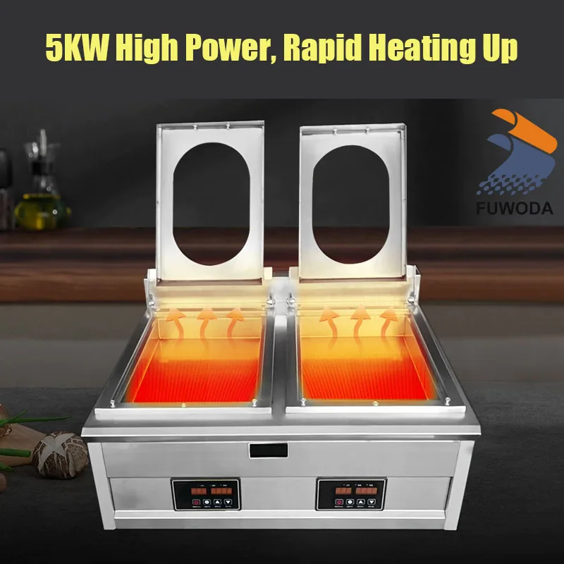

Multifunction Good Quality Double Boiler Intelligent Fried Gyoza Machine Fast Food Dumpling Frying Oven