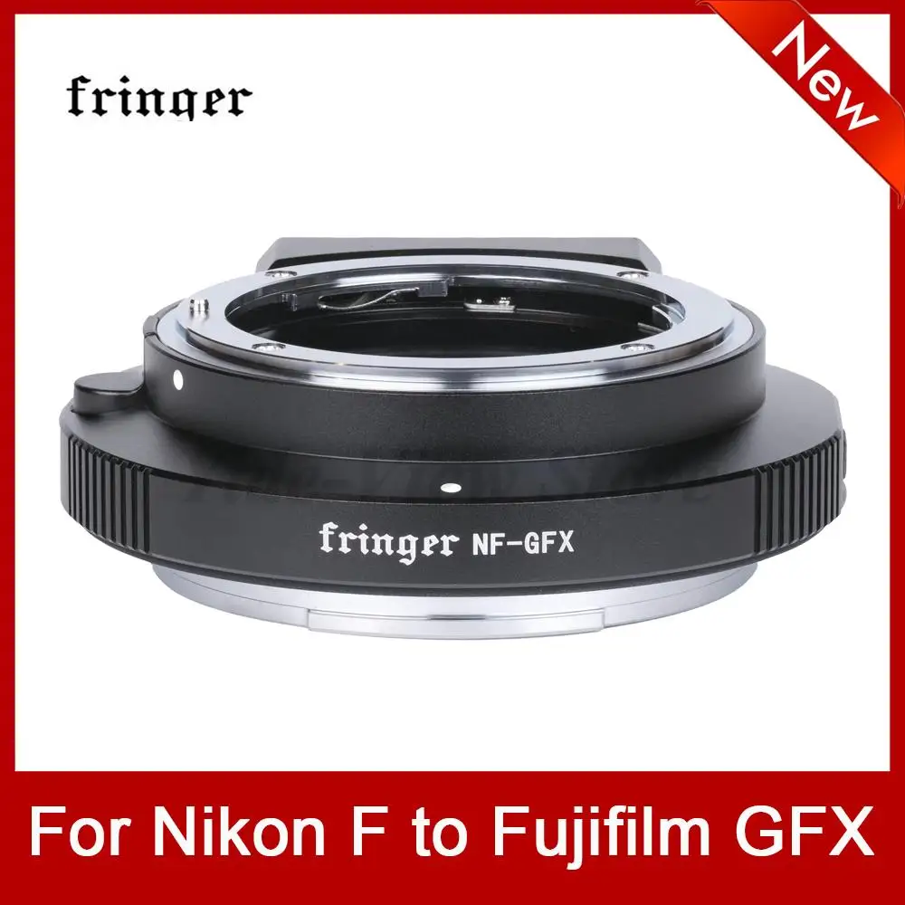 Fringer NF-GFX NF/GFX Auto focus Lens Adapter Ring For Nikon F Mount to Fuji Fujifilm GFX Cameras Like GFX100/GFX100s/50R/50S