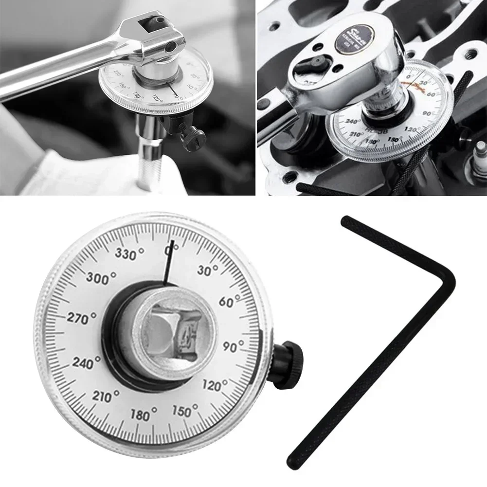 Torque Wrench Torquemeter Dial Hand Tool Auto Service Equipment Garage Calibrated In Degrees Automotive Tools Car Repairing