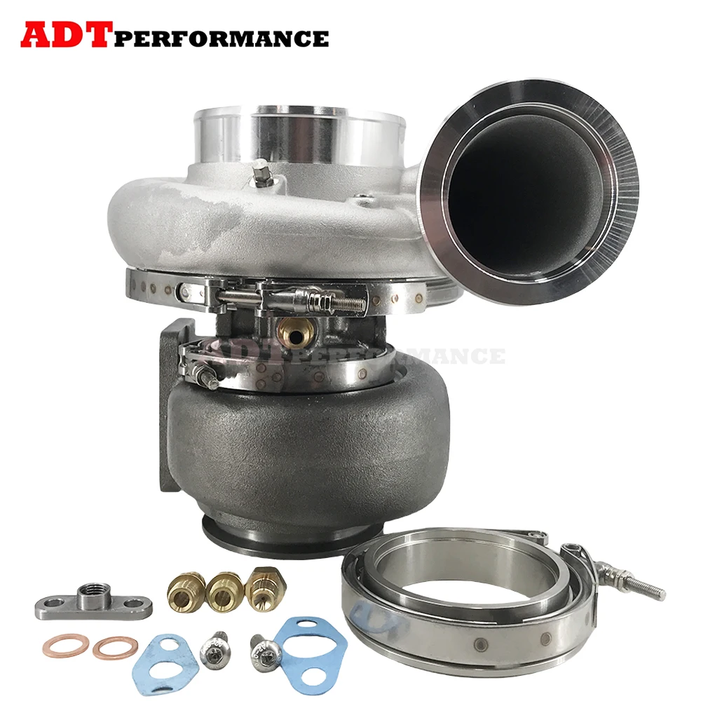 G45-1600 Performance Turbocharger G45 1600 T4 Vband 1.01AR Turbine 80mm 757707 888169-5006S Turbo 1600HP 2.0L-8.0L Ball Bearing