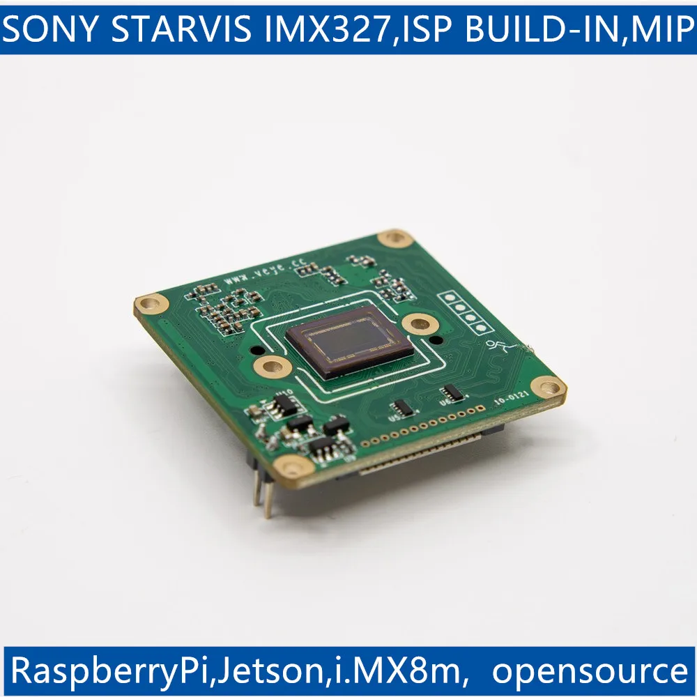 VEYE-MIPI-IMX327S forRaspberry Pi and Jetson Nano XavierNX,IMX327 MIPI CSI-2 2MP Star Light ISP Camera Module