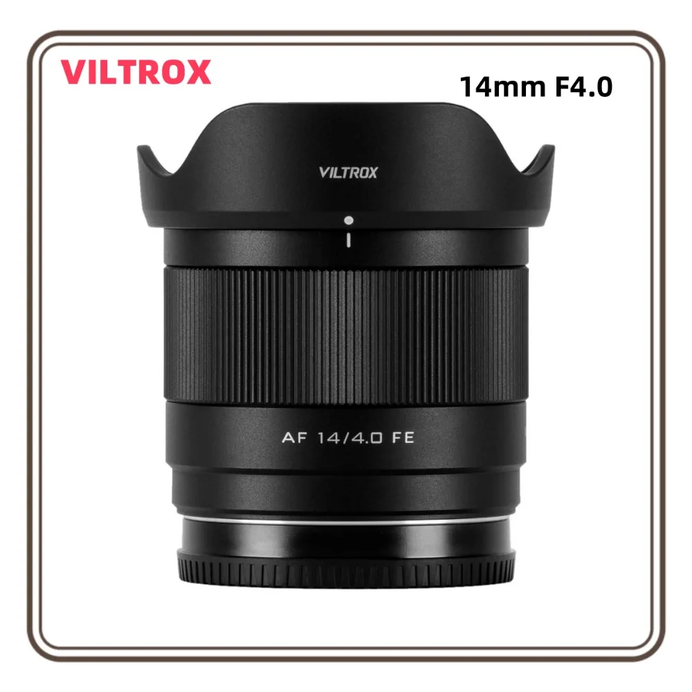 Lente VILTROX 14mm F4.0 de Fotograma Completo con Enfoque Automático para Montura Sony E y Nikon Z, Lente Gran Angular para Sony a6400 a6500 a6600 ZV-E10 FX30
