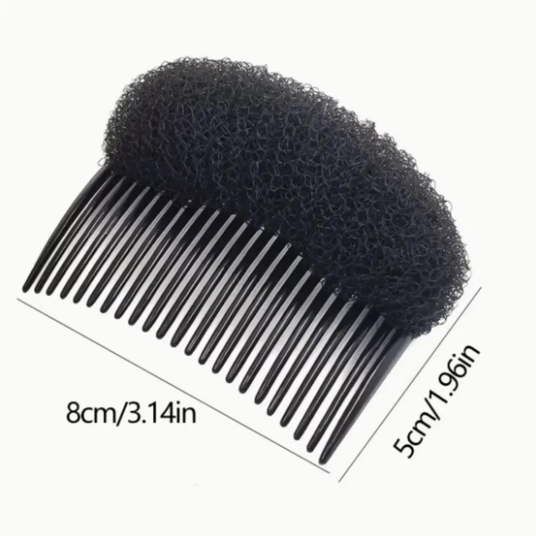 

Набор из 3 невидимых объемных губчатых накладок для волос Evelyn, пластиковые расчески-подушечки для укладки причесок и создания пучков