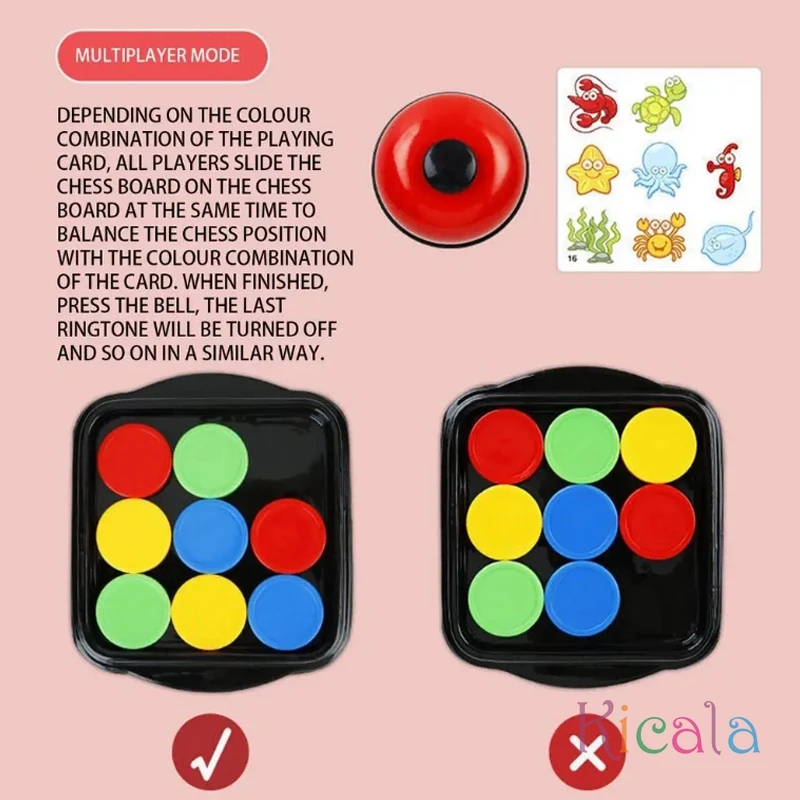 Crazy Push Music-tarjetas divertidas para niños, pares contra juegos de mesa, juego de mesa de ajedrez, juguetes de educación temprana para niñas y niños