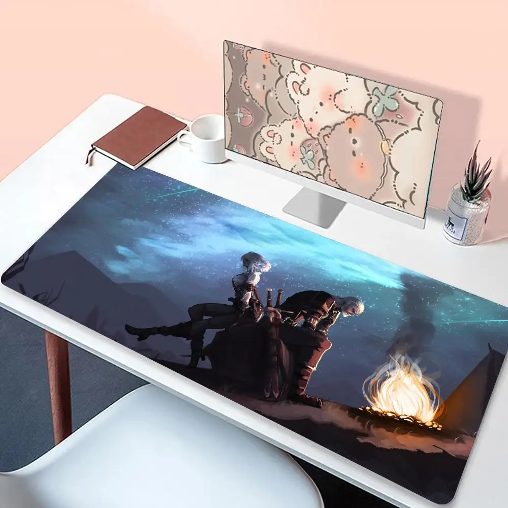 

Mouse Pad Non-Slip Rubber Edge locking mousepads Game play kawaii mats Role Play The W-WitcherS Game Wild Cool Hunt for notebook