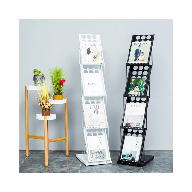 Customize.Kainice Book Magazine Holder Display A4 Brochure Holder Stand