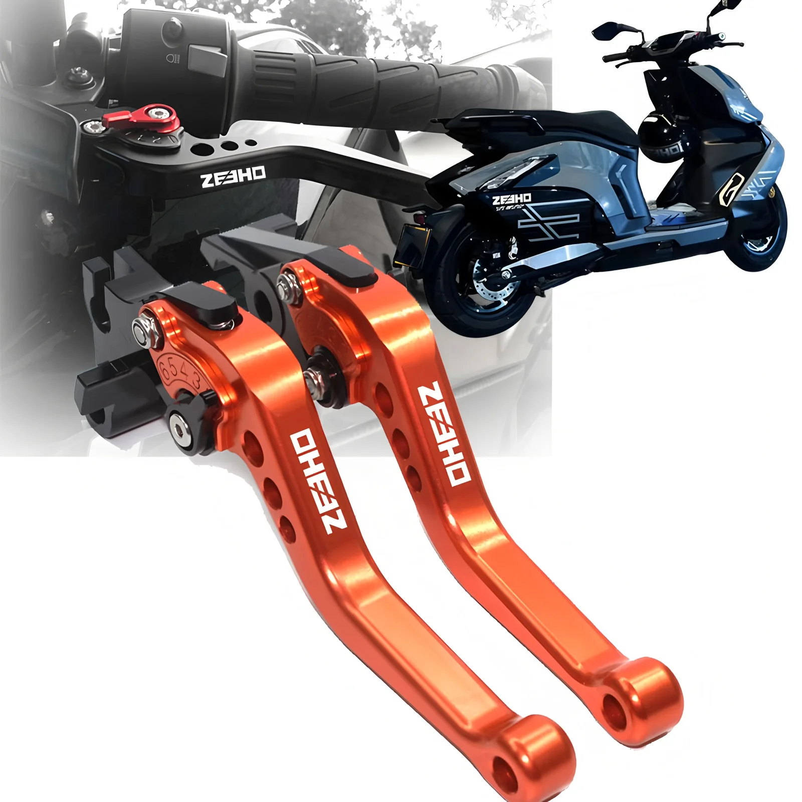 For ZEEHO AE8 AE8 S+ AE2/AE4/AE6/AE4i CNC 5-Speed Adjustable Aluminum Brake Clutch Lever