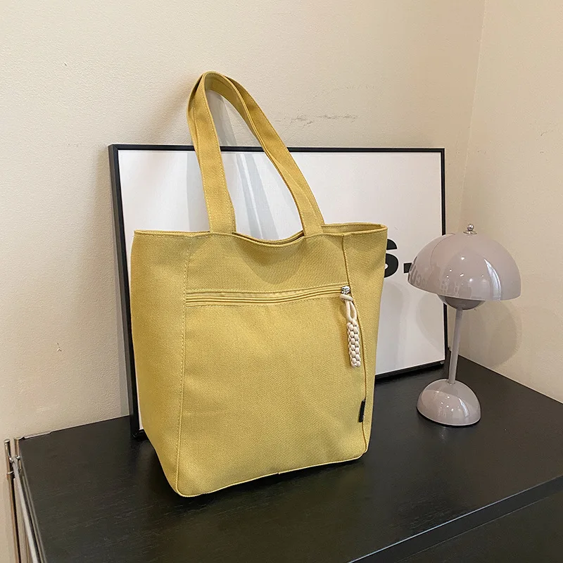 

Fashionable large bags, women's high-end texture, versatile, large-capacity shoulder bags, canvas tote bags