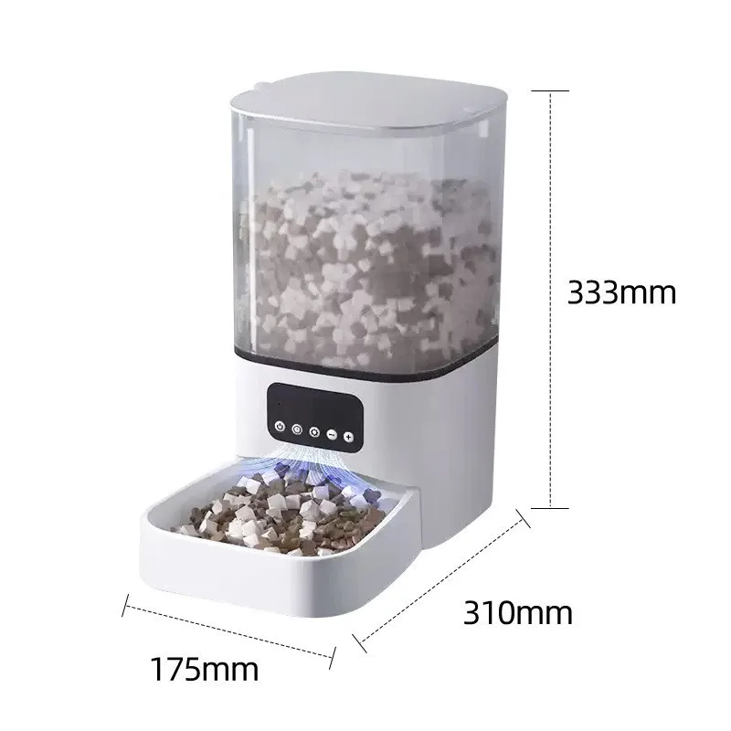 Pet cat dog cat food timed feeder self-service feeder intelligent automatic feeder with monitoring