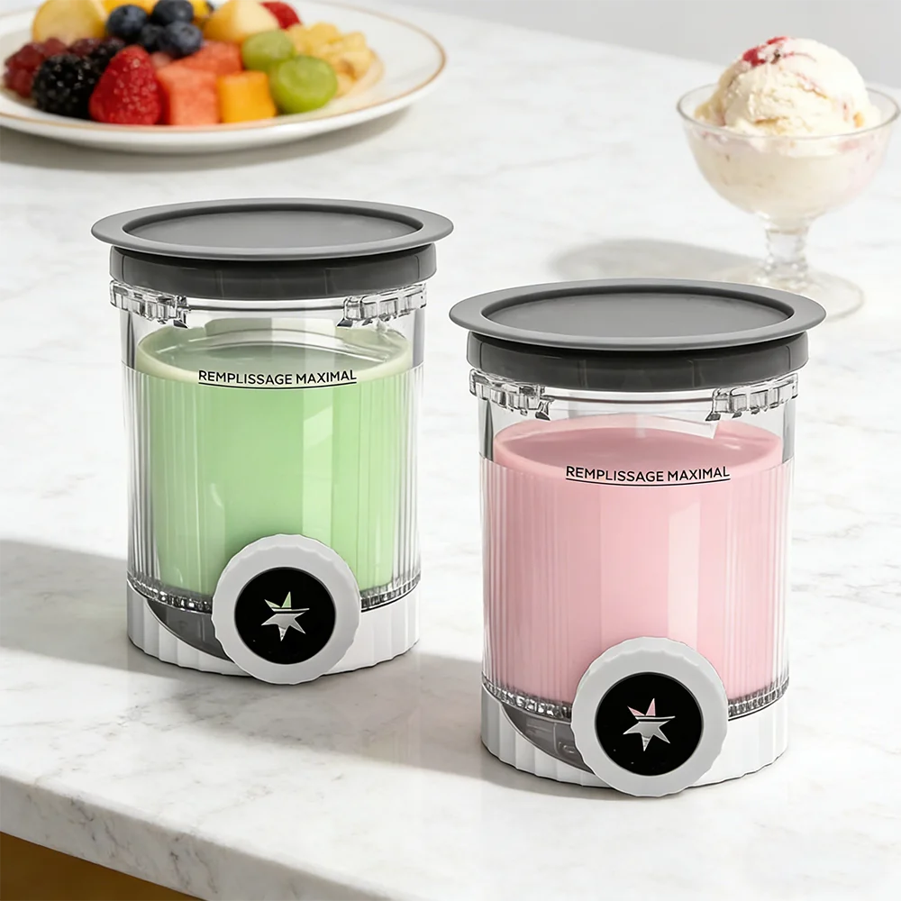 Containers Replacement for Ninja Swirl by Creami Pints and Lids Creami Swirl Pint Containers Compatible with NC700 NC701