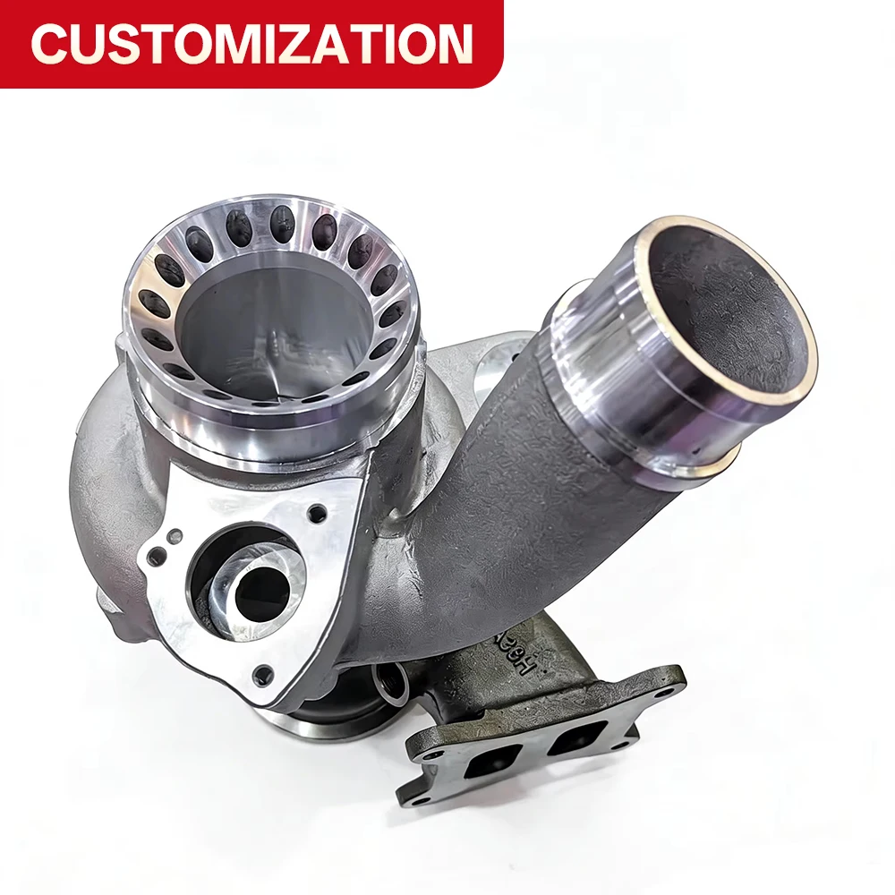 Custom Car Turbo Inlet Pipe Precision Casting Automotive Turbo Components High Strength Aluminum Alloy 304 Stainless Steel Iron