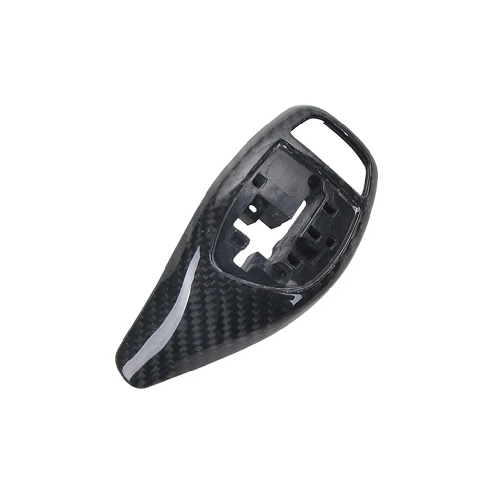 Carbon Fiber Car Gear Shift Knob Cover Trim for-BMW F20 F21 F22 F23 F30 F34 F35 F32 F33 F36 F06 F12 F13 F25 F26 F15