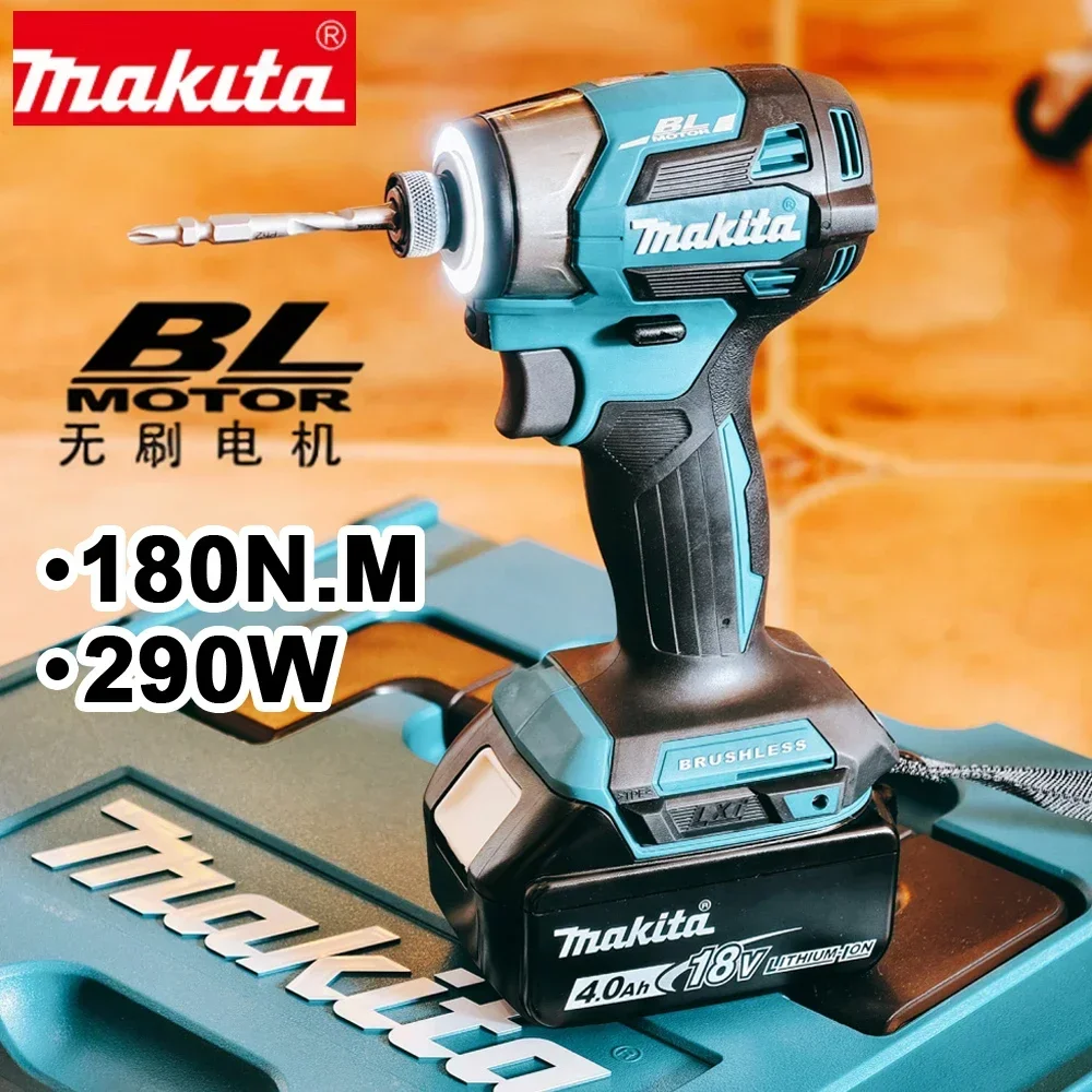 

100% Makita DTD173 18V Brushless Impact Driver Lithium Cordless Electric Drill Power Tool Multifunction Household Tool
